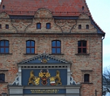 Rostock, das Steintor : alte Häuser, Tor
